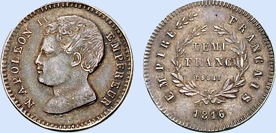 Demi Franc NAPOLEON II